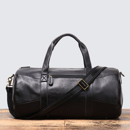 Men's Genuine Leather Duffel Bag