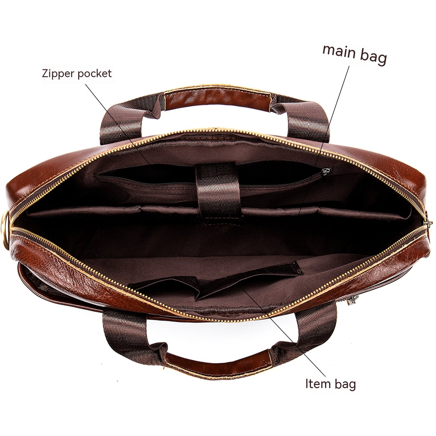 Men's Genuine Leather Briefcase