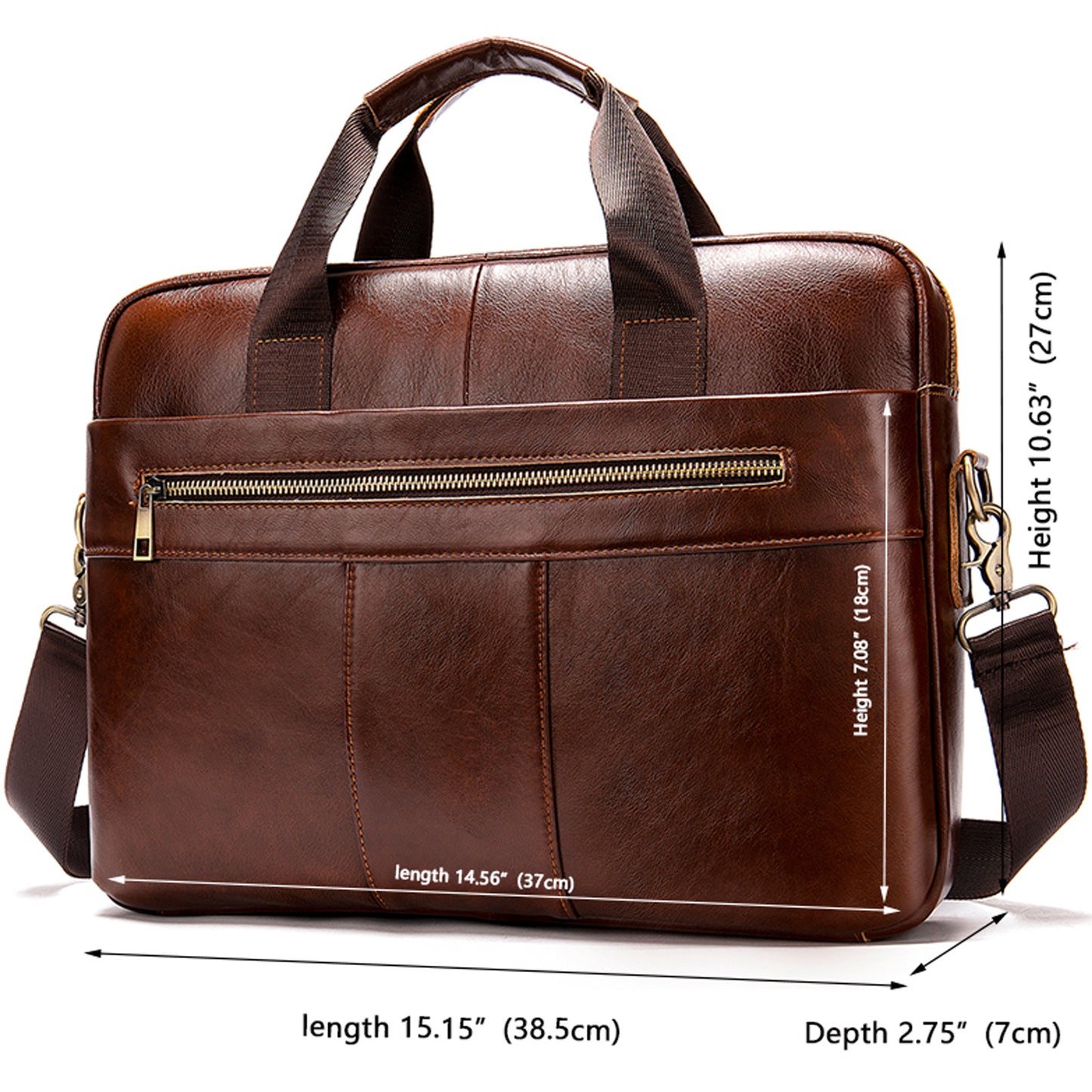 Men's Genuine Leather Briefcase