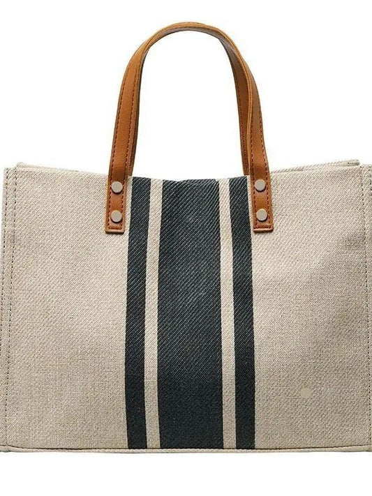 Women's Daily Striped Tote