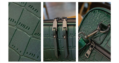 Women's Leather Embossed Briefcase